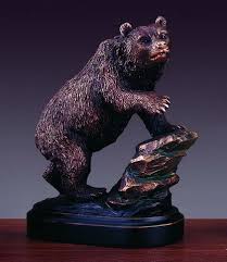 6" Bear On Rock Statue – Wall Street Treasures, LLC