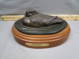 Sandra Van Zandt Bronze Sculpture Wood Duck Signed /25 1986 | eBay