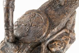 Jim Ponter "The Cavalryman" Bronze Sculpture Issued by Franklin Mint w/ Papers | eBay