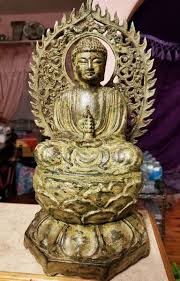 Antique Bronze Buddha Statue-Signed! | eBay