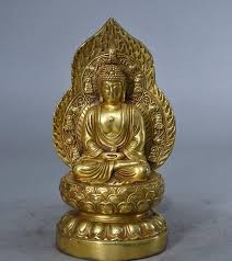 Chinese Antique Handmade Exquisite Rare Pure Copper Gilded ...