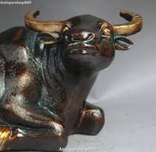 Bronze Antique Chinese Ox Figurines & Statues for sale | eBay