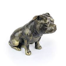 Stafordshire Bull Terrier, Dog Sitting Statue, Limited ...