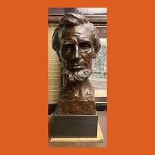 Gutzon Borglum, Abraham Lincoln, Bronze Bust | Abraham ...