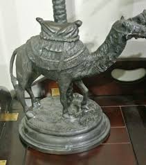 MAITLAND SMITH PALM TREE & CAMEL CANDLESTICK PAIR | eBay