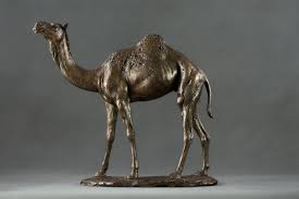 Camel Animal Statue | Medium Bronze Resin Sculpture ...