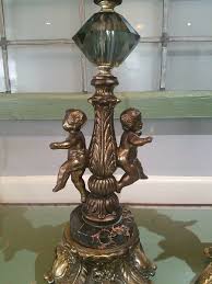 mid century Hollywood Regency "Cornell Spec" lamps 29" tall ...