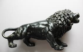 Buy Vintage Universal Statuary Corp Large Roaring Lion ...