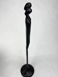 Vintage 17” LOUISE HEDERSTROM 'Two Become One' COUPLE BRONZE ...