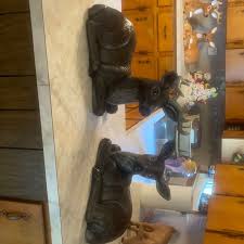 Other | Handmade And Hand Painted Ceramic Buck And Doe ...