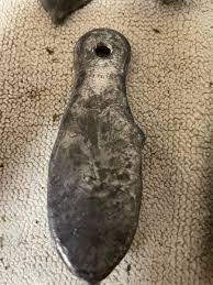 Bank" Sinkers Fishing Lead 8 oz (one side flat) 16 pcs 6+ ...