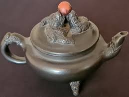Vintage Beautiful Chinese Earthenware Dragon Teapot. - Etsy