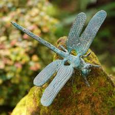 Handcrafted Bronze Dragonfly Sculpture from Bali - Dragonfly ...