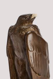 Eagle bronze inkwell, signed Anton Puchegger, Austria circa ...