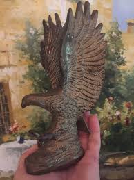 VINTAGE BRASS EAGLE - Etsy