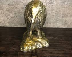 Vintage Gold Painted Cast Iron Large Decorated Oriental Elegant Hollywood Glamour Ornate Elephant Figurine Statue Sculpture. - Etsy