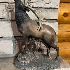 Elk Figurine 15.5” T, 11 “W & 5“ D. Can Order in Bisque Ready ...