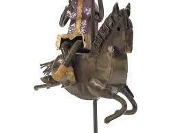 Lot - MANUEL FELGUEREZ MID CENTURY MODERN BRUTALIST METAL SCULPTURE