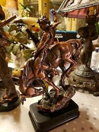 Art Sculpture-Statue Morelia MEN IN HORSE BEAUTIFUL ...