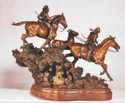 Bronze Sculpture, "thundering Past", Limited Edition of 65 ...