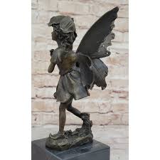 Fairy Daydream Bronze Sculpture Figure By French Artist Milo ...
