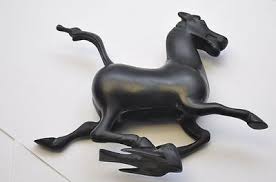 HAN Bronze Galloping Horse Treading on a Flying Swallow ...