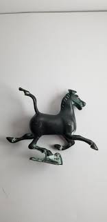 Vintage Chinese Bronze Flying Horse of Gansu Statue 6 ...