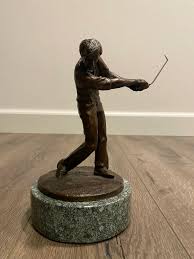 1995 Dan Hill Bronze Sculpture Golfer Signed and Dated | eBay