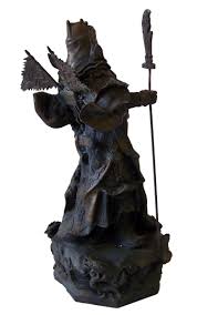 15" (38cm) Guan Gong GUANYU 9 Dragon Sword / Chinese Bronze ...