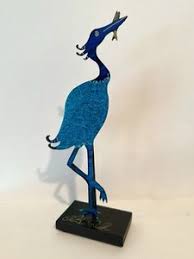 Blue Heron Sculpture | eBay