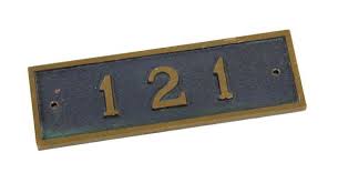 late 1920's american single-sided flush mount cast bronze "private" rothschild nurses' residence building lavatory door plaque