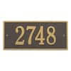 Reviews for Whitehall Products Hartford Rectangular Bronze/Gold Standard Wall 1-Line Address Plaque | Pg 1 - The Home Depot