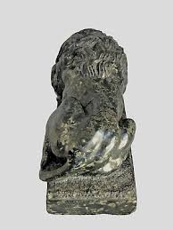 Antique Grand Tour Serpentine Hand Carving of Laying Down Lion | eBay