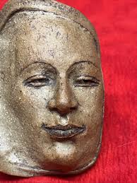 MICHAEL BARNES POTTERY FACE CLAYMAKER WALL MASKE SIGNED | eBay