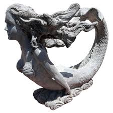 Mermaid Statue - 6 For Sale on 1stDibs | large mermaid ...