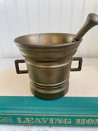 Vintage Brass 1825 Mortar and Pestle, Apothecary Mortar & Pestle - Etsy UK