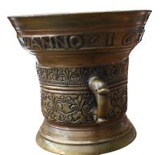 17th Century Dutch Bronze pharmacy Mortar, dated 1632 For Sale at 1stDibs