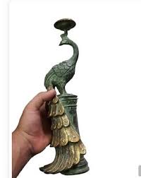 Beautiful Antique Chinese Gold Gilded Peacock Bird Bronz Statue | eBay