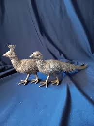 Table Pheasants, Metal Pheasants, Centrepiece, Table Centre ...