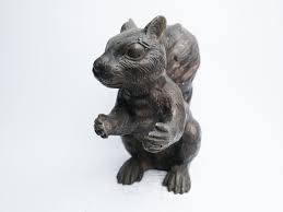 Bronze Squirrel Statue, Animal, Sciuridae, Tree Squirrels ...