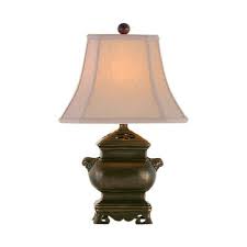 Oriental Bronze Incense Burner Table Lamp 21" | eBay