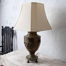 Russian Brass Double-Headed Eagle Lamp | Chairish