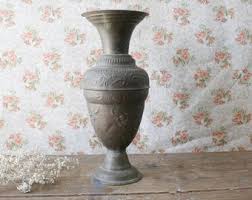 Large Brass Vase 20" Tall - Etsy