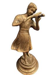 Musician Girl Statue Lady Playing Violin Reception Table ...