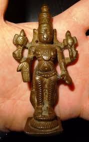 Vishnu Bronze Figure - India 19Th Century | eBay