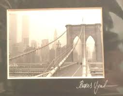 Art Photo Print Matted Ready to Frame BROOKLYN BRIDGE Signed ...