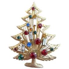 Similar Items to Brooks Vintage Goldtone Rhinestone Wired ...