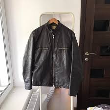 Vintage 70's DISTRESSED Leather Moto Jacket Talon Zipper | eBay