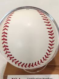 DELMON YOUNG signed OML baseball JSA COA RAYS TWINS TIGERS ...