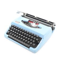 Brother 210 De luxe Typewriter | Orange Colour | Danish keyboard